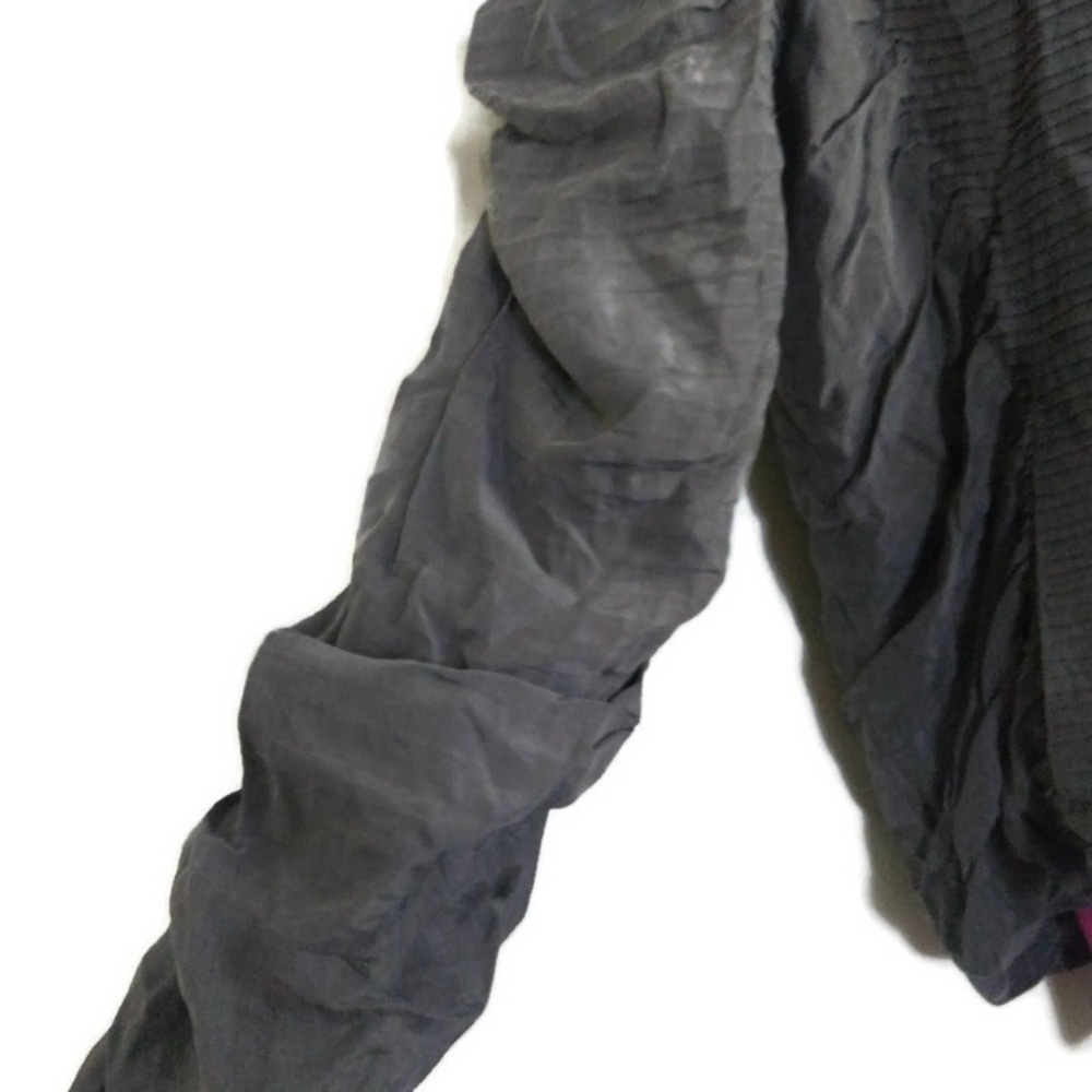 Eileen Fisher 100% Silk Open Front Cardigan - Picture 4 of 8